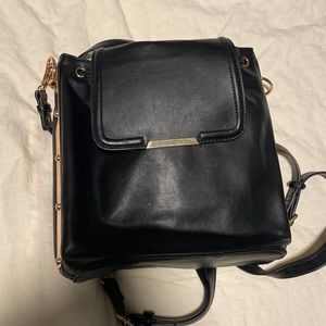 Fake Leather Backpack
